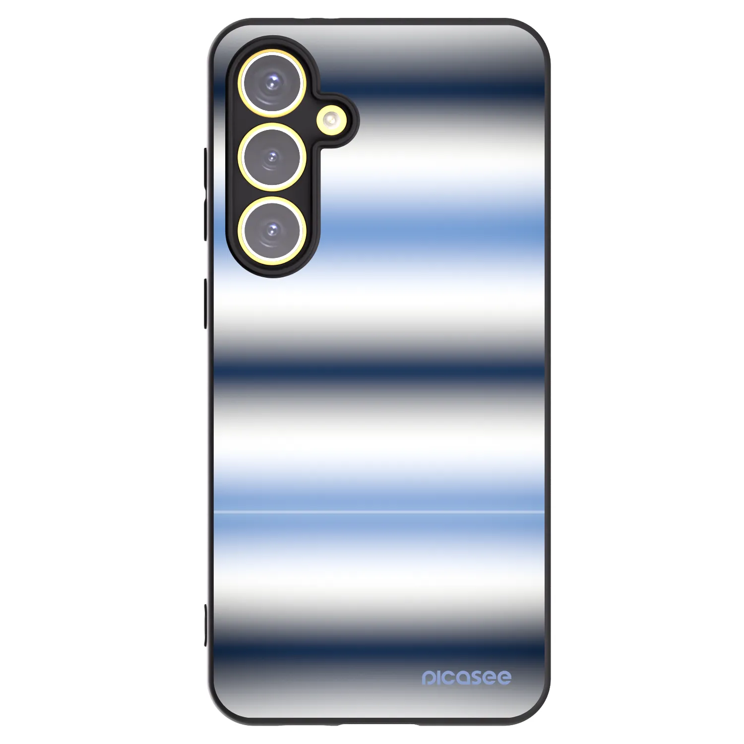 Picasee husă neagră din silicon pentru Samsung Galaxy S24 FE S721B - Static Lines