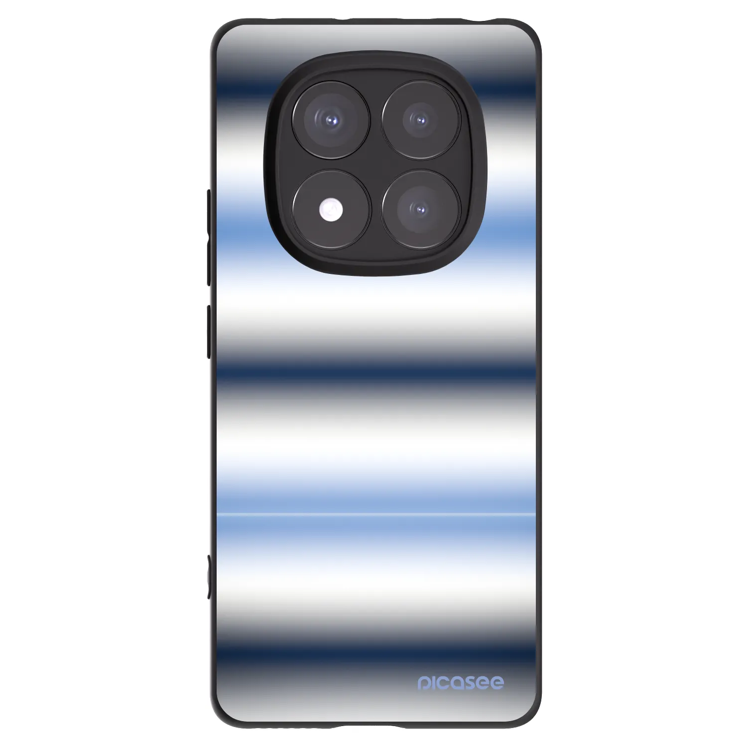 Picasee husă neagră din silicon pentru Xiaomi Redmi Note 14 Pro+ 5G - Static Lines