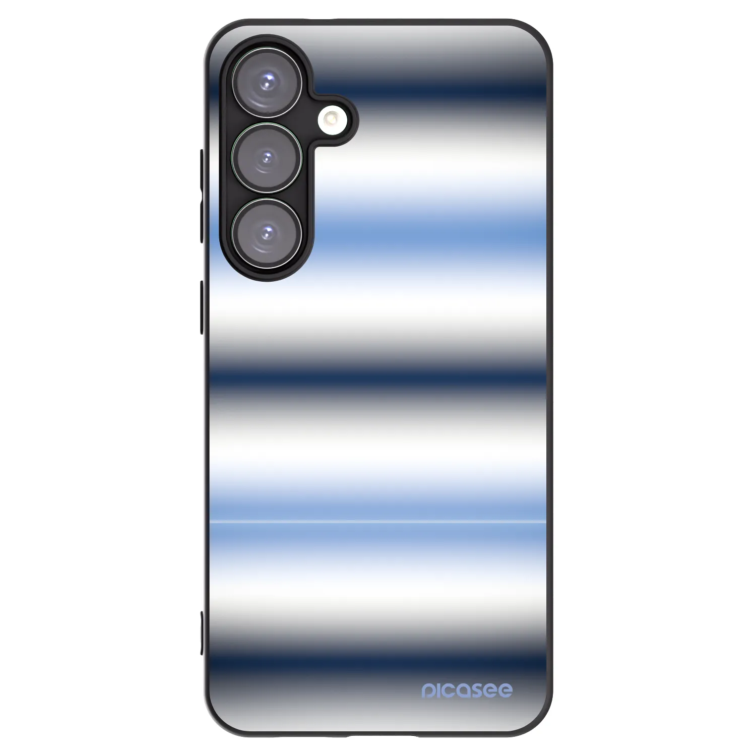 Picasee husă neagră din silicon pentru Samsung Galaxy S25+ 5G - Static Lines