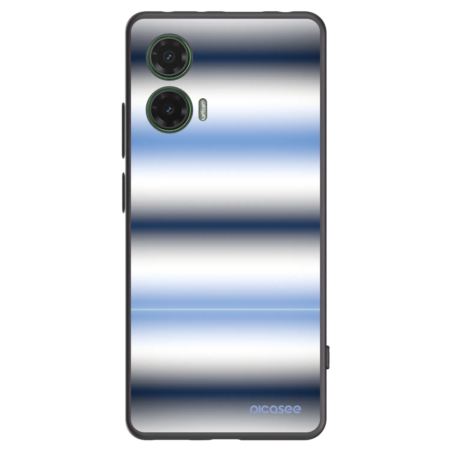 Picasee husă neagră din silicon pentru Motorola Moto G35 5G - Static Lines