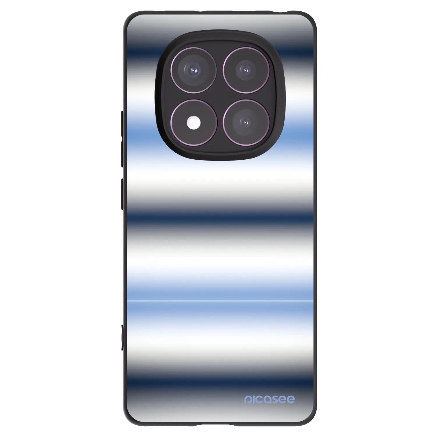 Picasee husă neagră din silicon pentru Xiaomi Redmi Note 14 Pro 4G - Static Lines