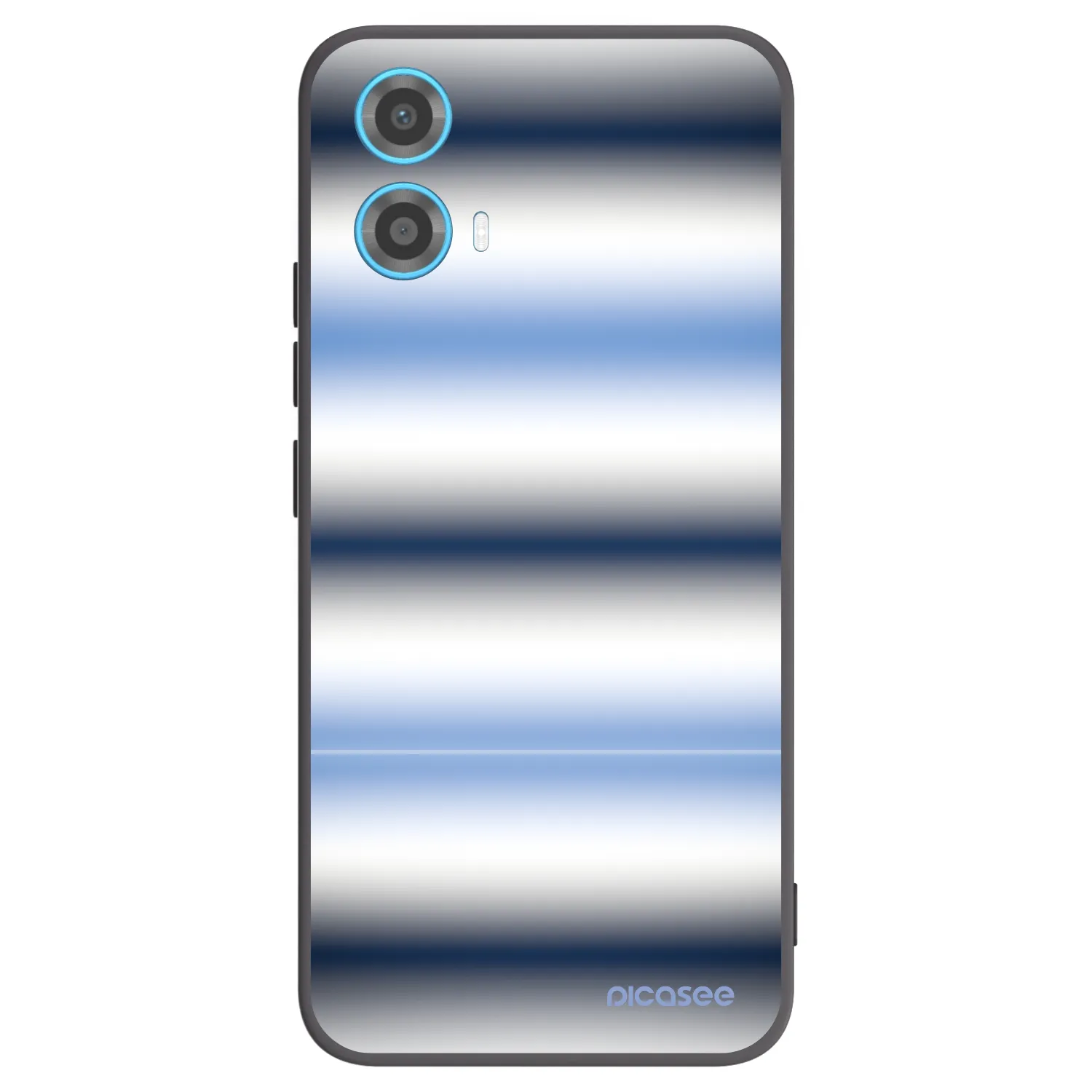 Picasee husă neagră din silicon pentru Motorola Moto G34 5G - Static Lines