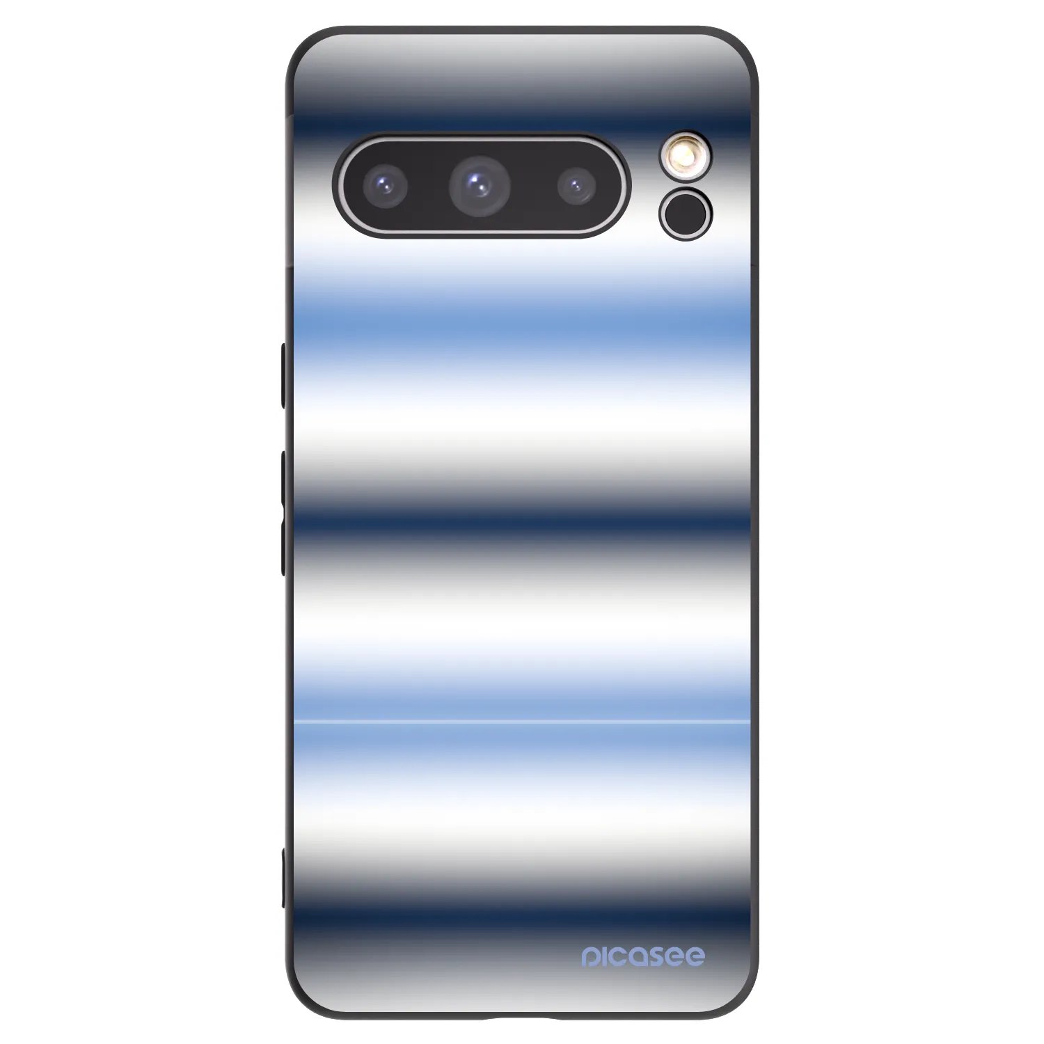 Picasee husă neagră din silicon pentru Google Pixel 8 Pro - Static Lines