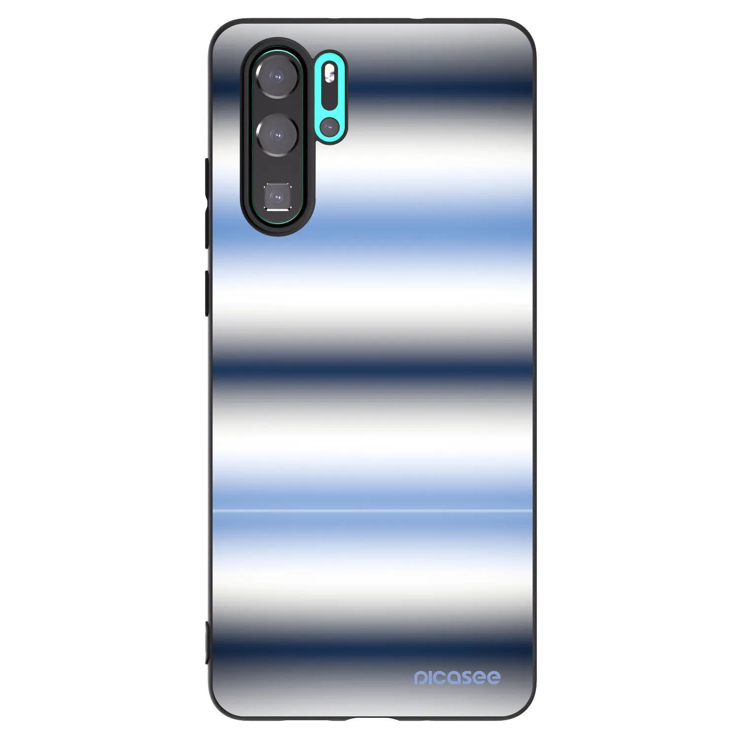 Picasee husă neagră din silicon pentru Huawei P30 Pro - Static Lines