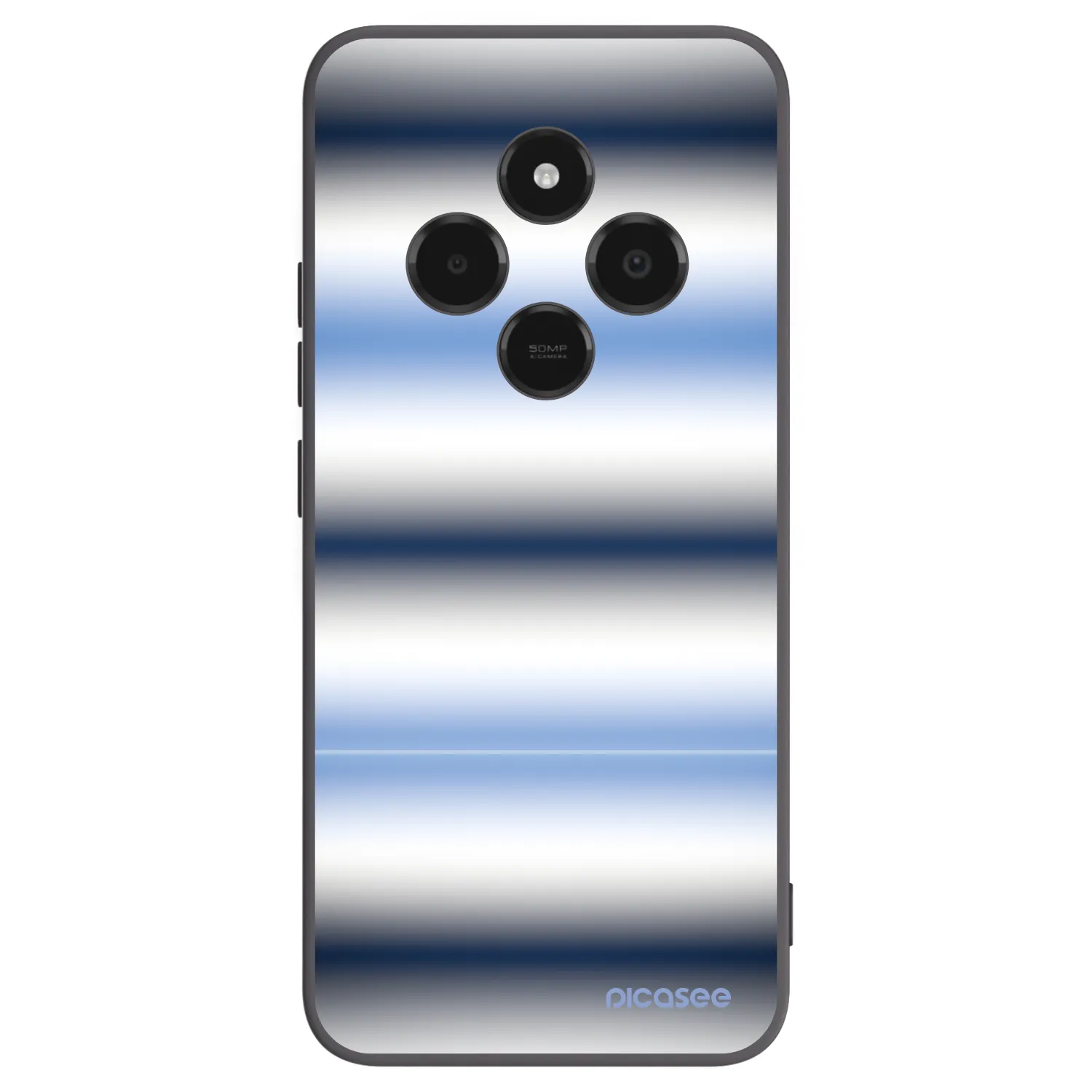 Picasee husă neagră din silicon pentru Xiaomi Poco C75 - Static Lines