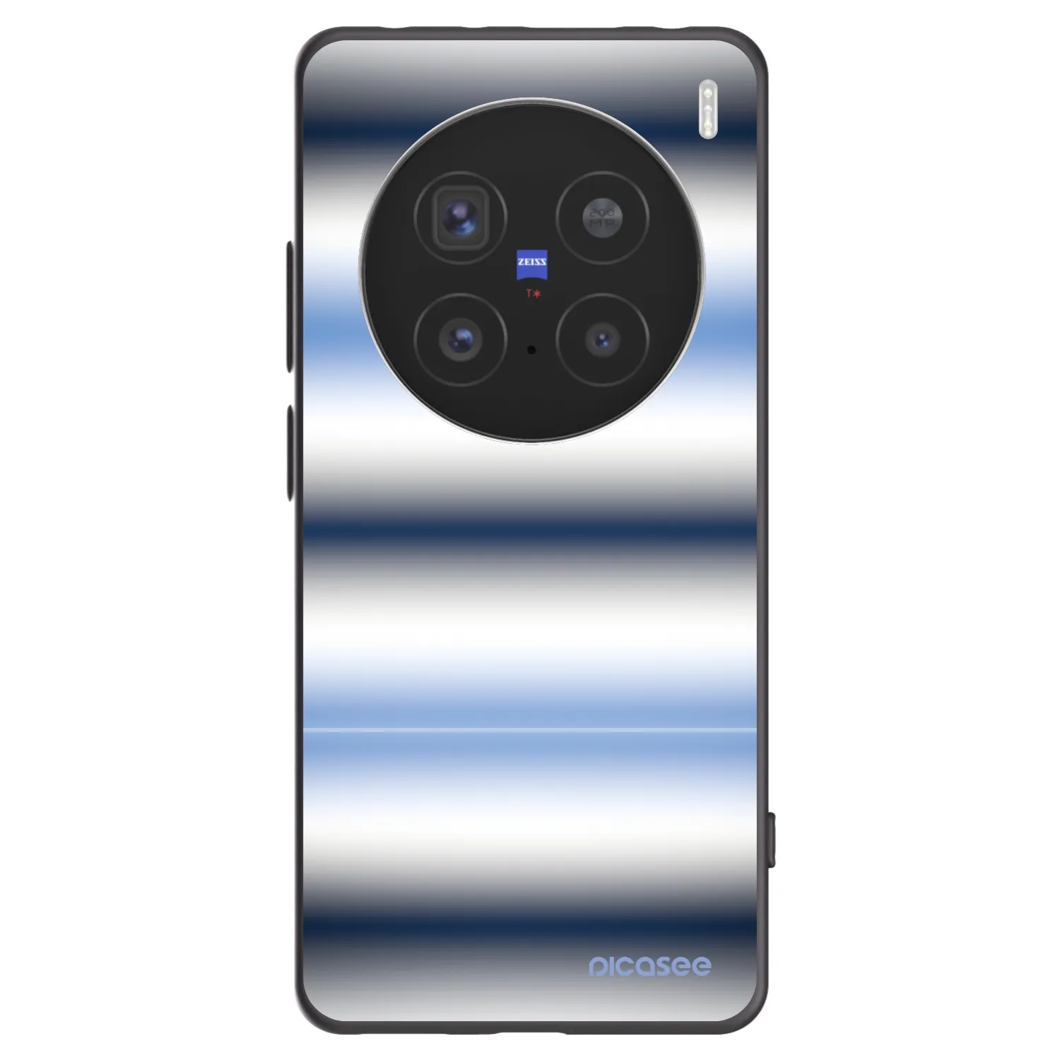 Picasee husă neagră din silicon pentru Vivo X200 Pro - Static Lines