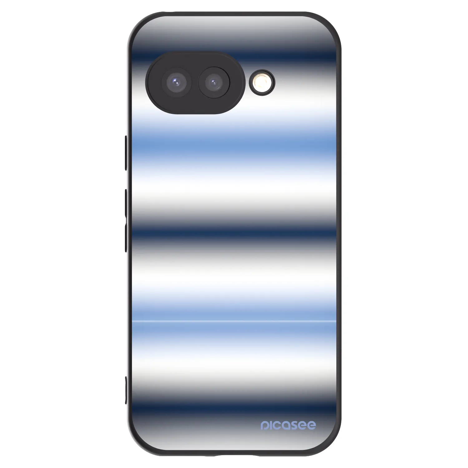 Picasee husă neagră din silicon pentru Google Pixel 9a - Static Lines