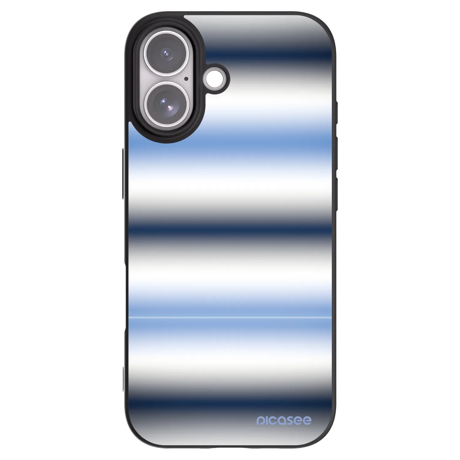 Picasee husă neagră din silicon pentru Apple iPhone 17 - Static Lines