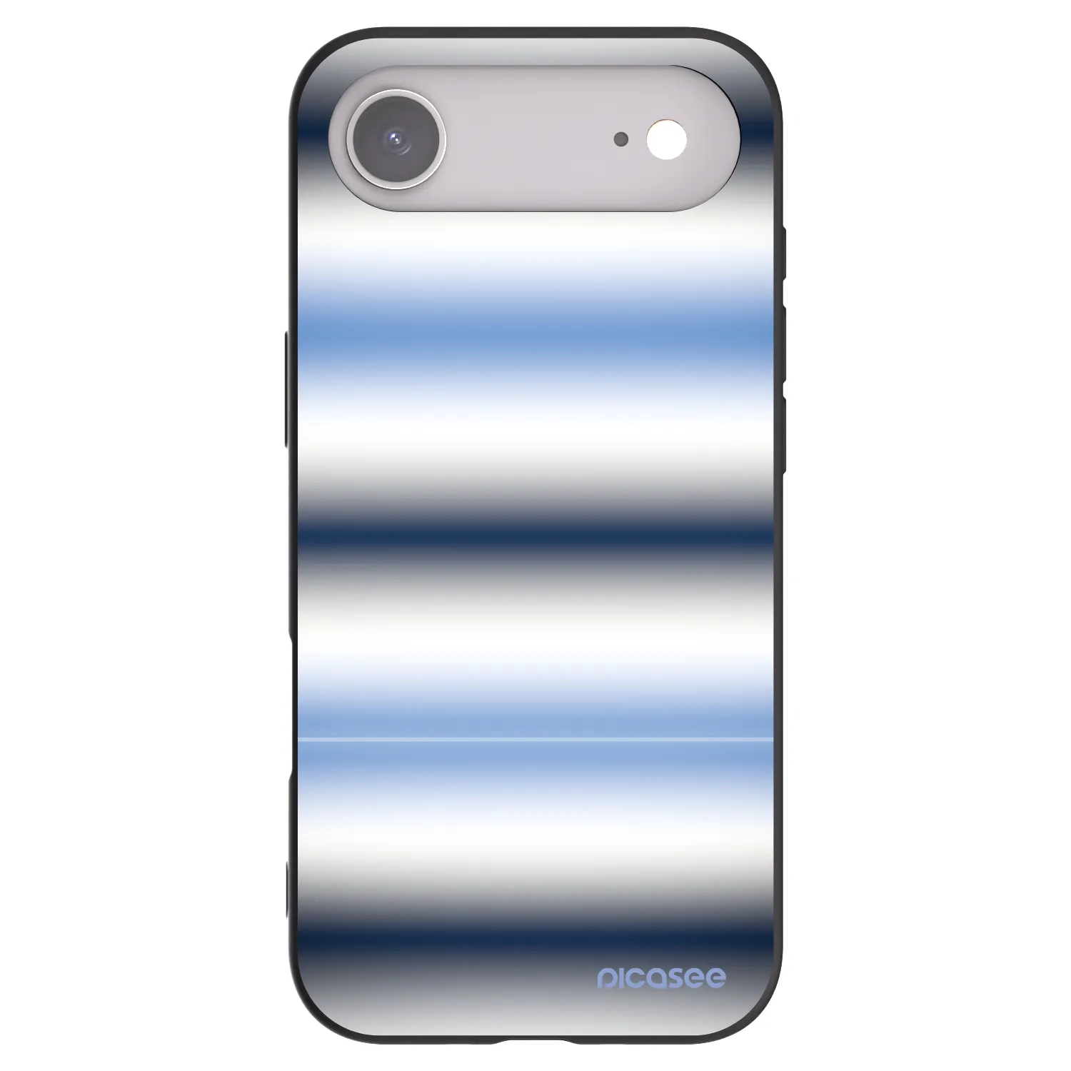 Picasee husă neagră din silicon pentru Apple iPhone Air - Static Lines