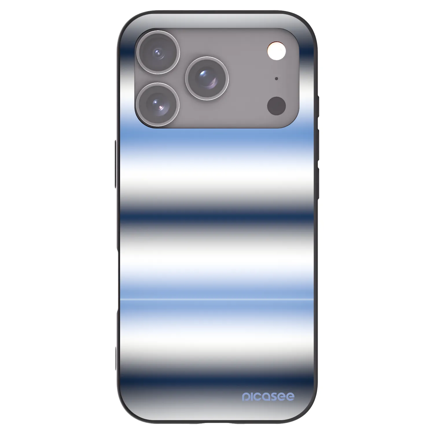 Picasee husă neagră din silicon pentru Apple iPhone 17 Pro - Static Lines