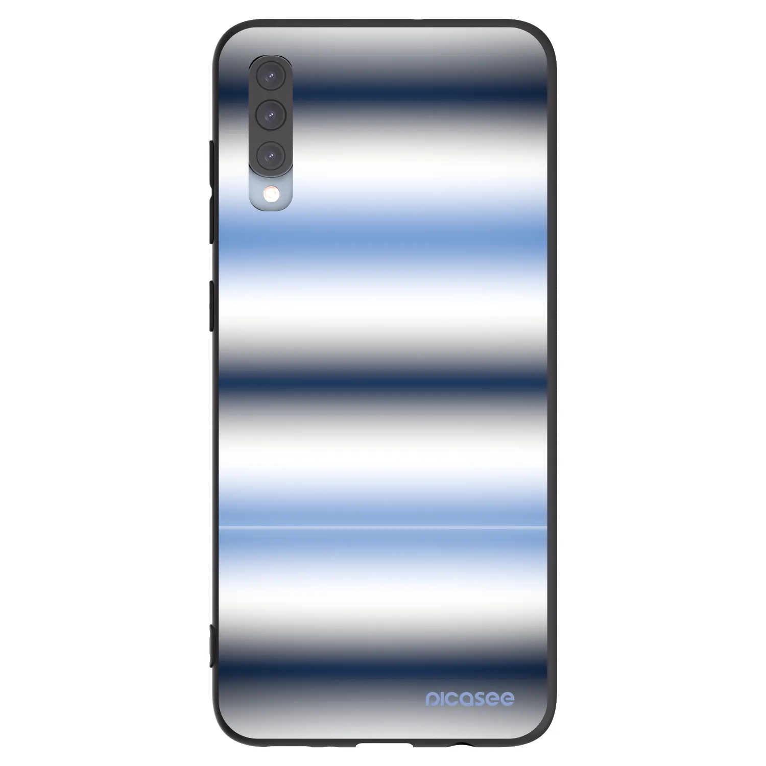Picasee husă neagră din silicon pentru Samsung Galaxy A70 A705F - Static Lines