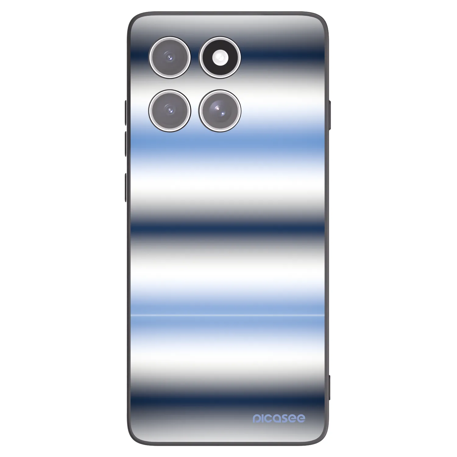 Picasee husă neagră din silicon pentru Motorola Edge 60 Pro - Static Lines