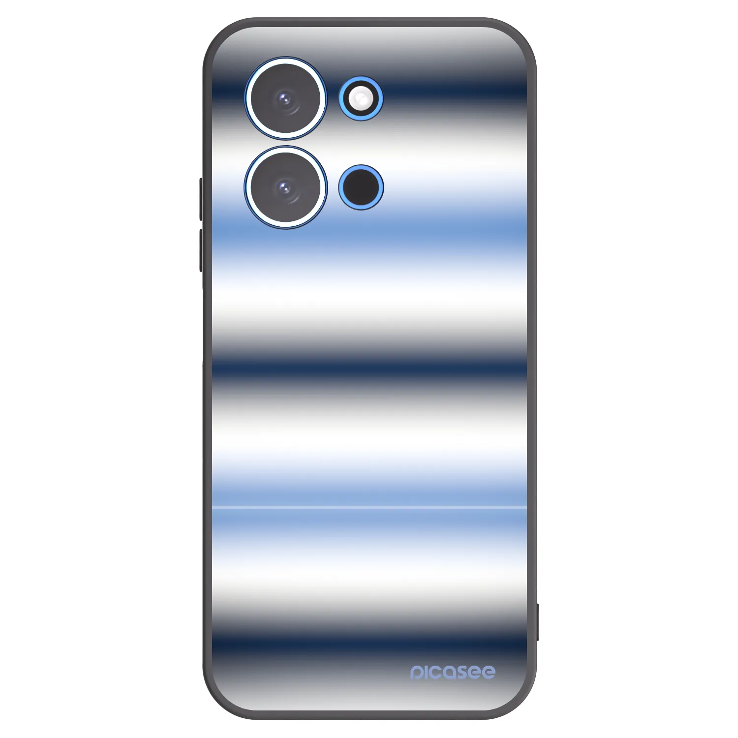 Picasee husă neagră din silicon pentru Xiaomi Redmi 15C 4G - Static Lines