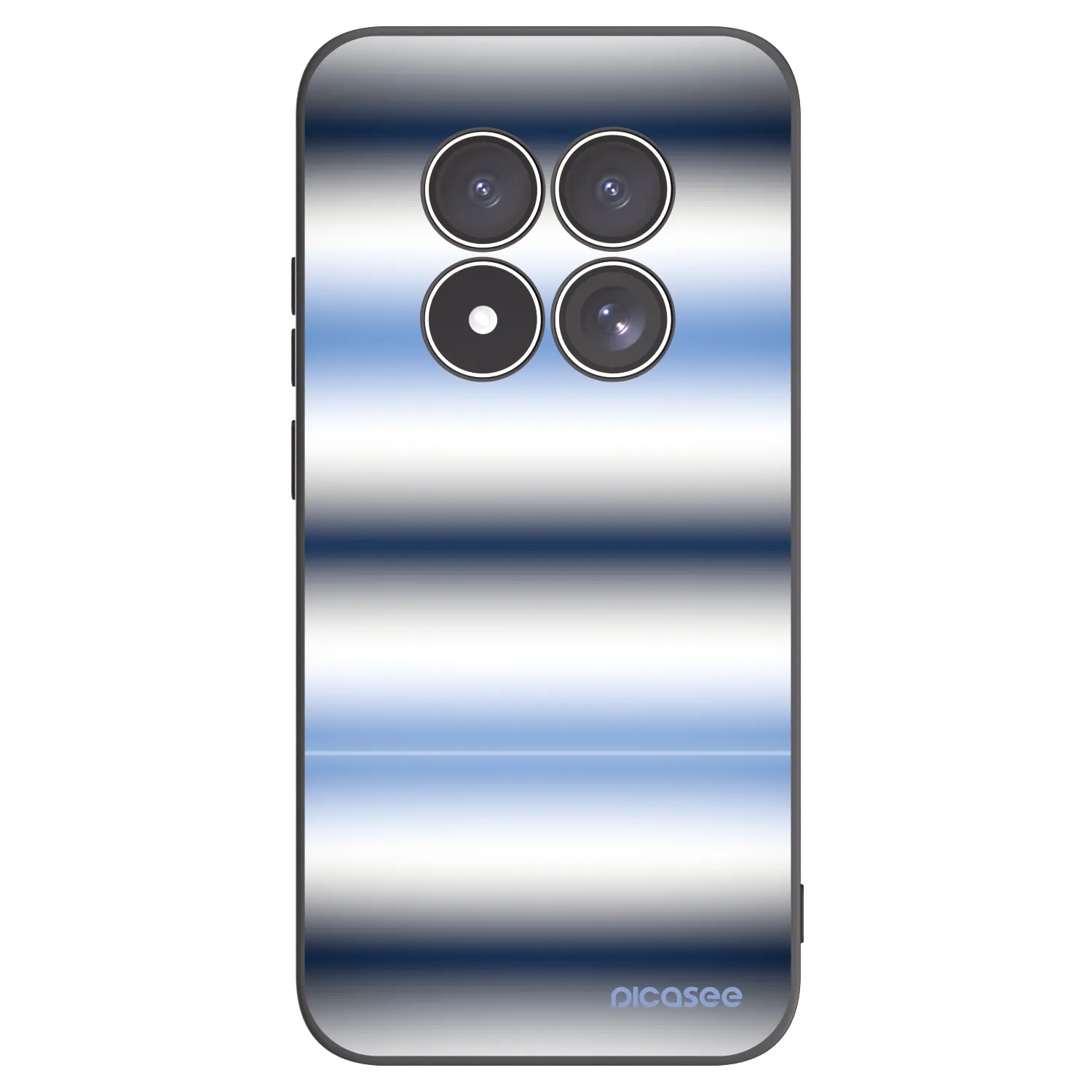 Picasee husă neagră din silicon pentru Xiaomi Redmi Note 15 Pro 4G - Static Lines