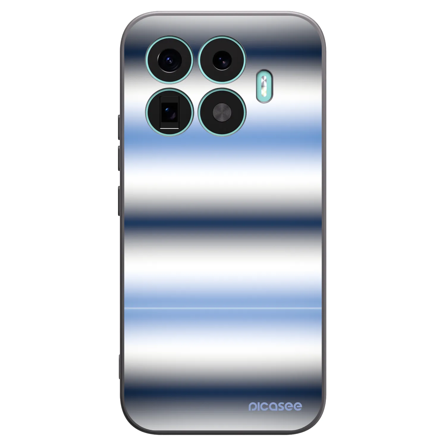 Picasee husă neagră din silicon pentru Xiaomi 17T - Static Lines