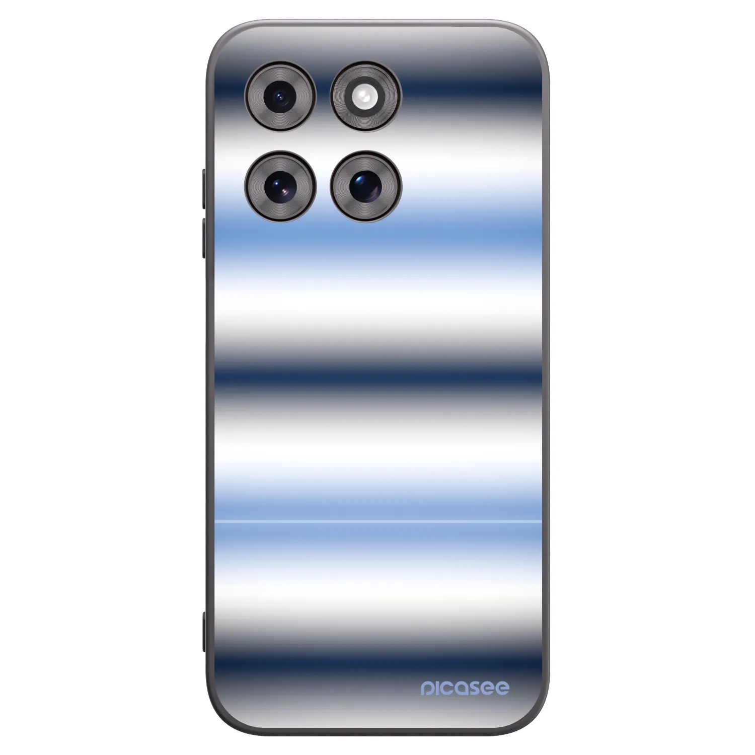 Picasee husă neagră din silicon pentru Motorola Moto G77 - Static Lines