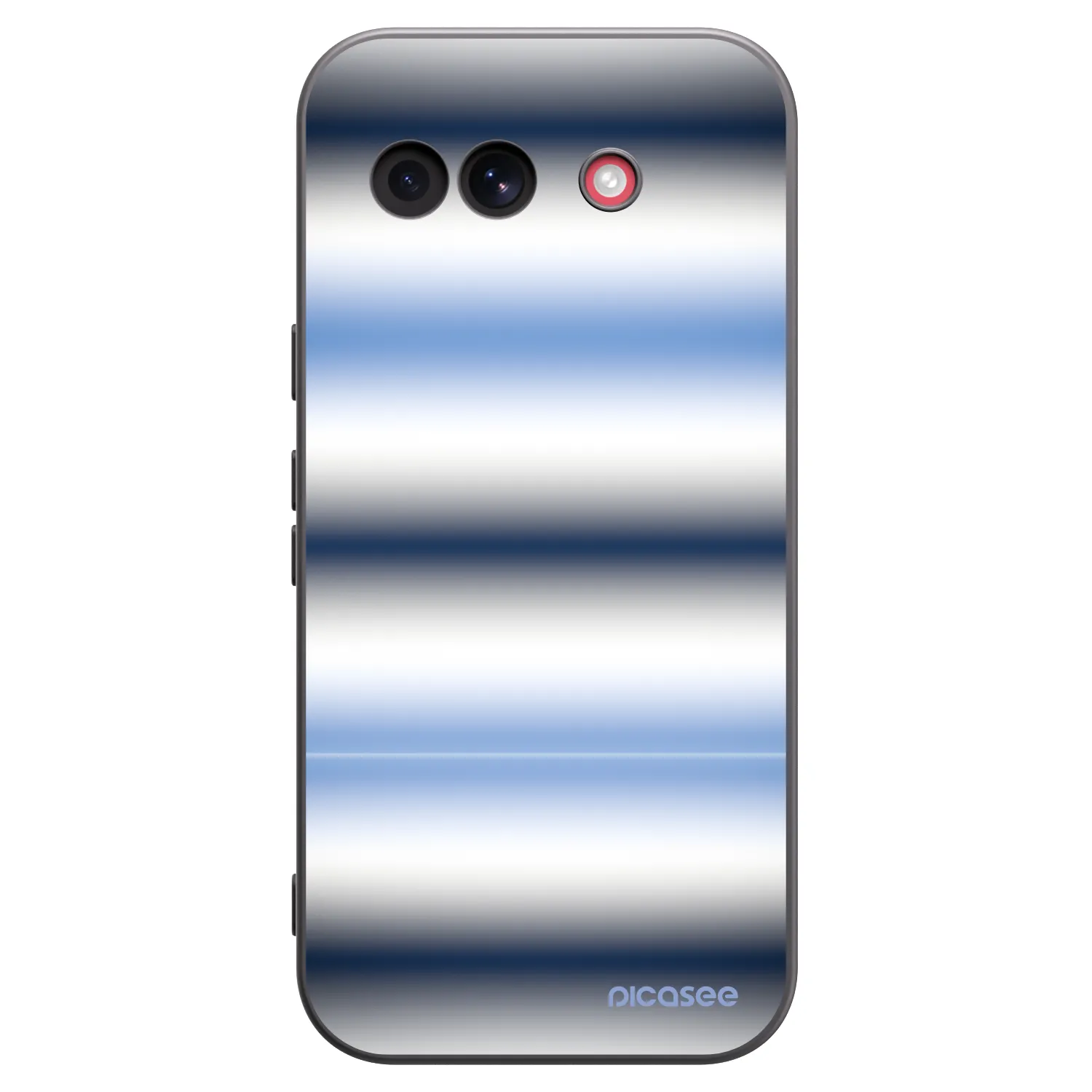 Picasee husă neagră din silicon pentru Google Pixel 10a - Static Lines