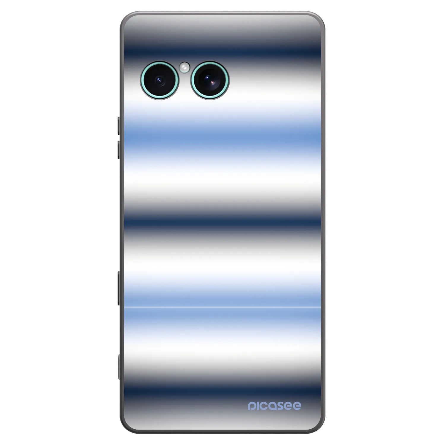 Picasee husă neagră din silicon pentru Sony Xperia 10 VII - Static Lines