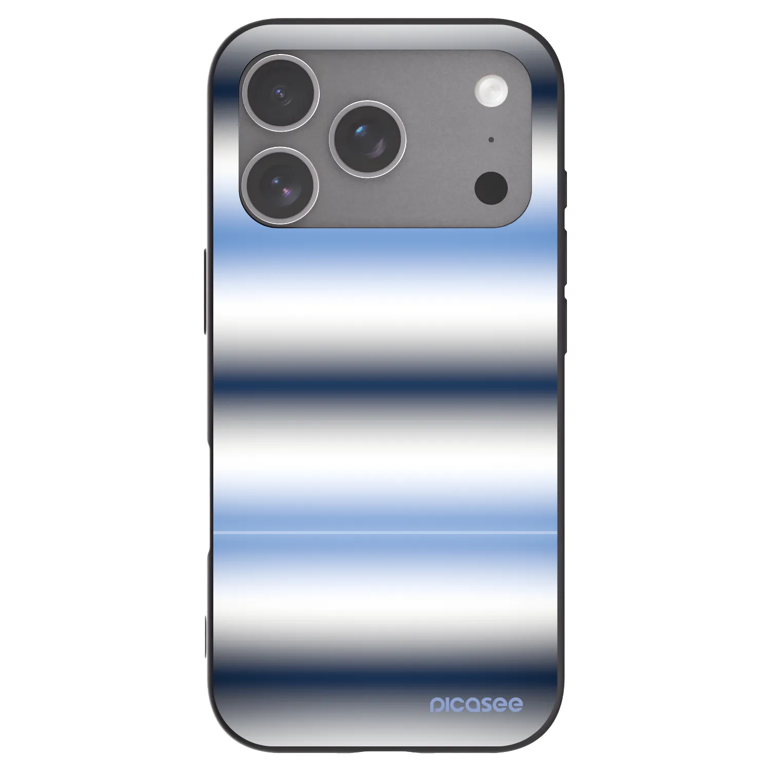 Picasee husă neagră din silicon pentru Apple iPhone 18 Pro - Static Lines