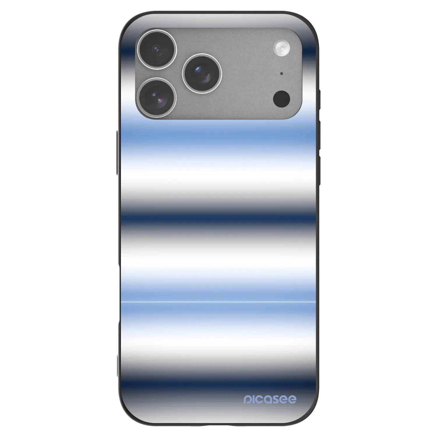 Picasee husă neagră din silicon pentru Apple iPhone 18 Pro Max - Static Lines