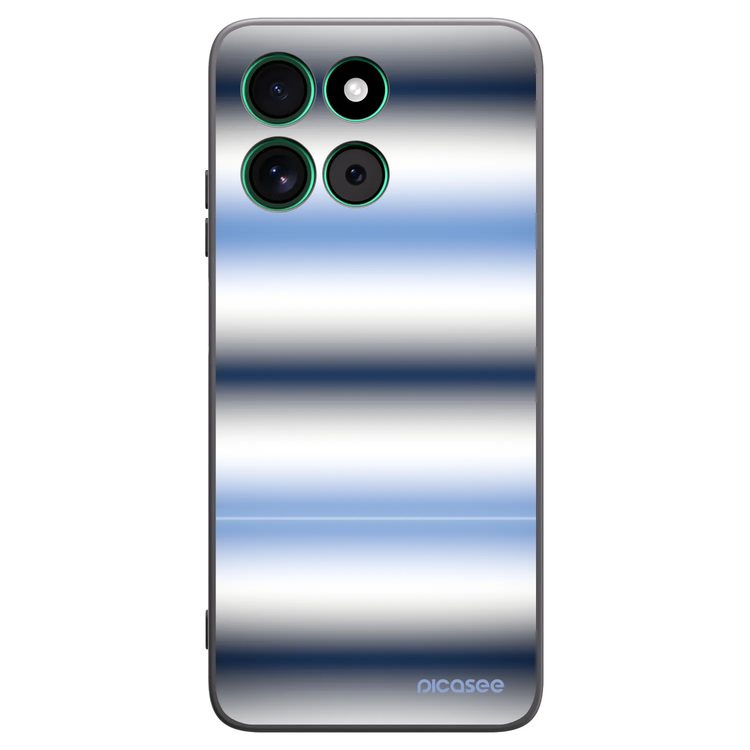 Picasee husă neagră din silicon pentru Motorola Moto G57 Power - Static Lines