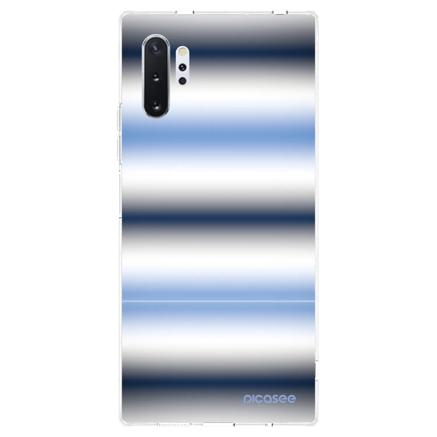 Picasee husă transparentă din silicon pentru Samsung Galaxy Note 10+ N975F - Static Lines