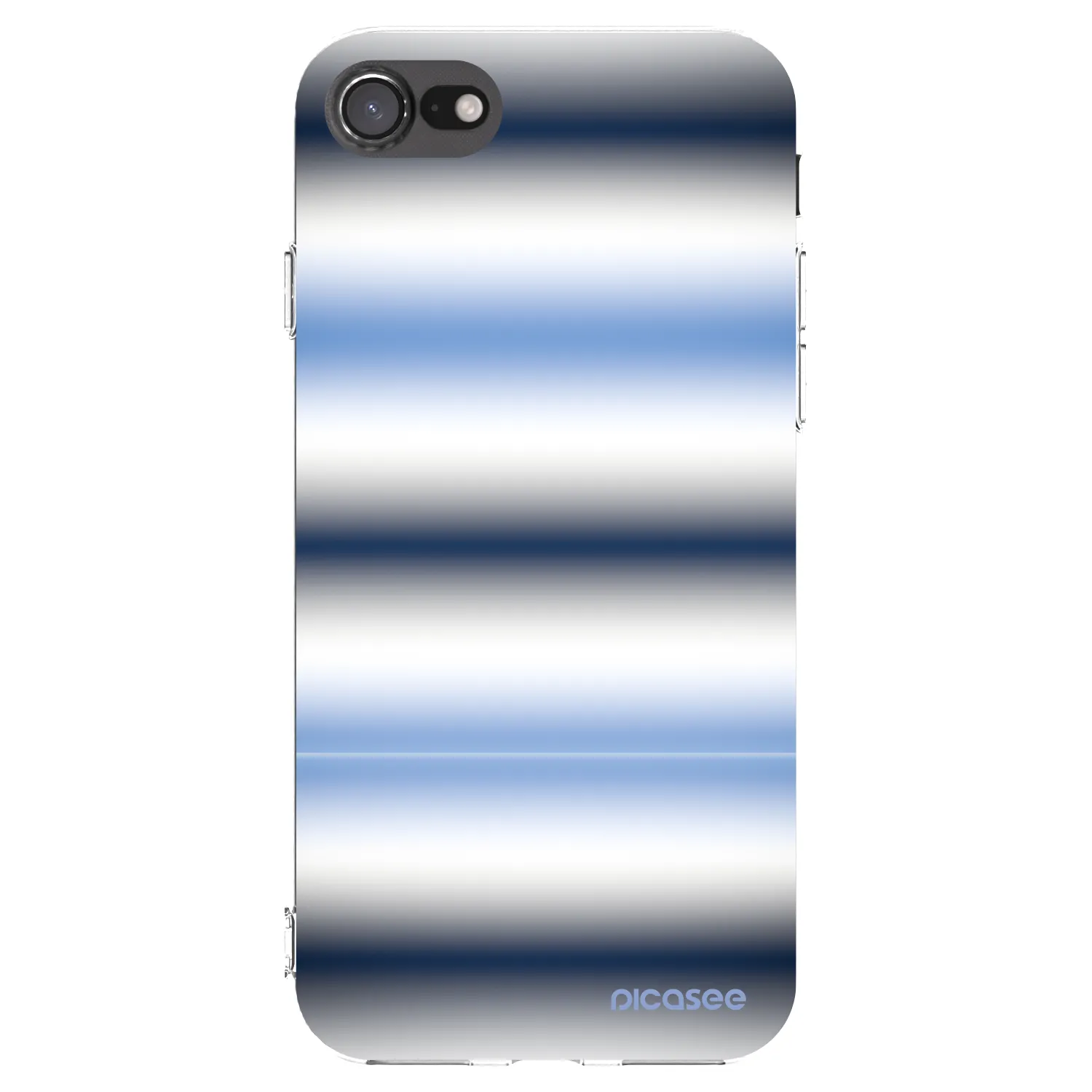 Picasee husă transparentă din silicon pentru Apple iPhone 8 - Static Lines