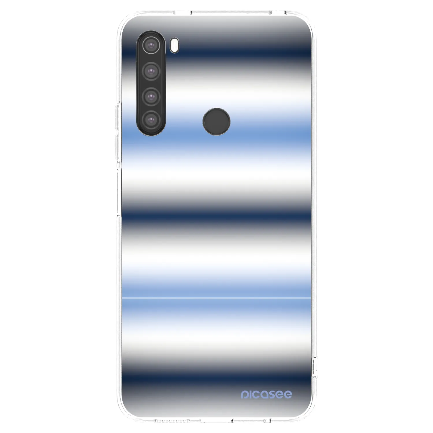 Picasee husă transparentă din silicon pentru Xiaomi Redmi Note 8 - Static Lines
