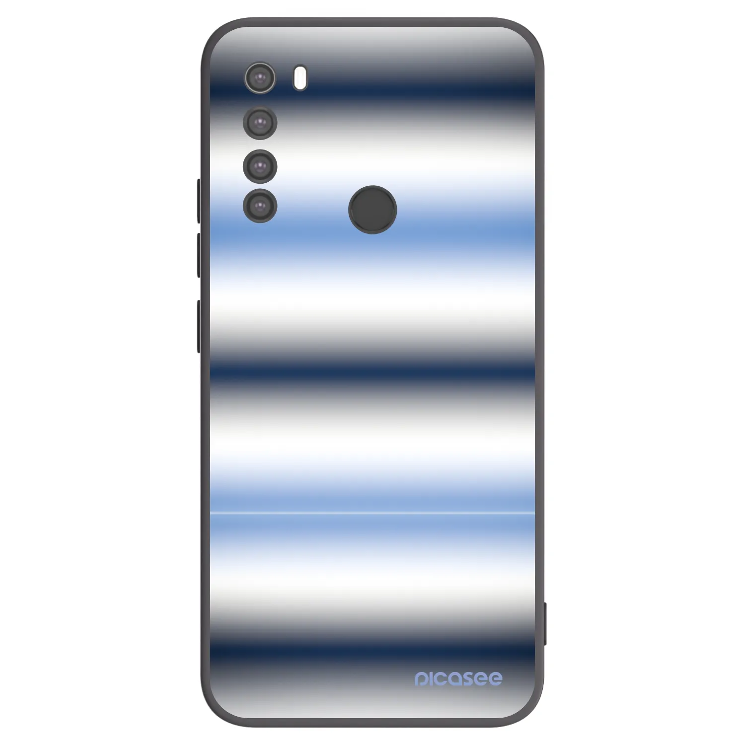 Picasee husă neagră din silicon pentru Xiaomi Redmi Note 8 - Static Lines