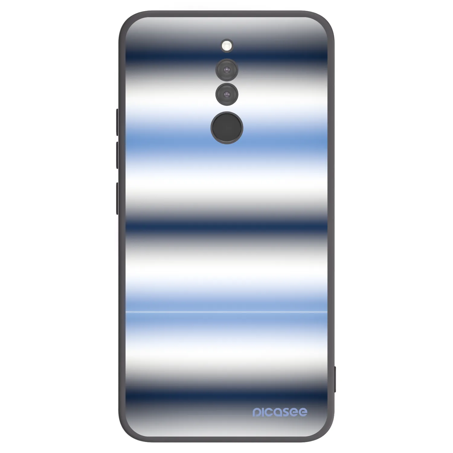 Picasee husă neagră din silicon pentru Xiaomi Redmi 8 - Static Lines