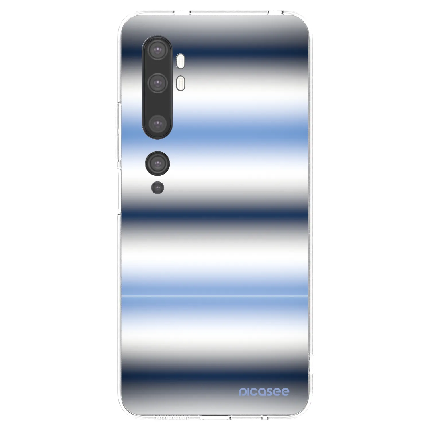 Picasee husă transparentă din silicon pentru Xiaomi Mi Note 10 (Pro) - Static Lines