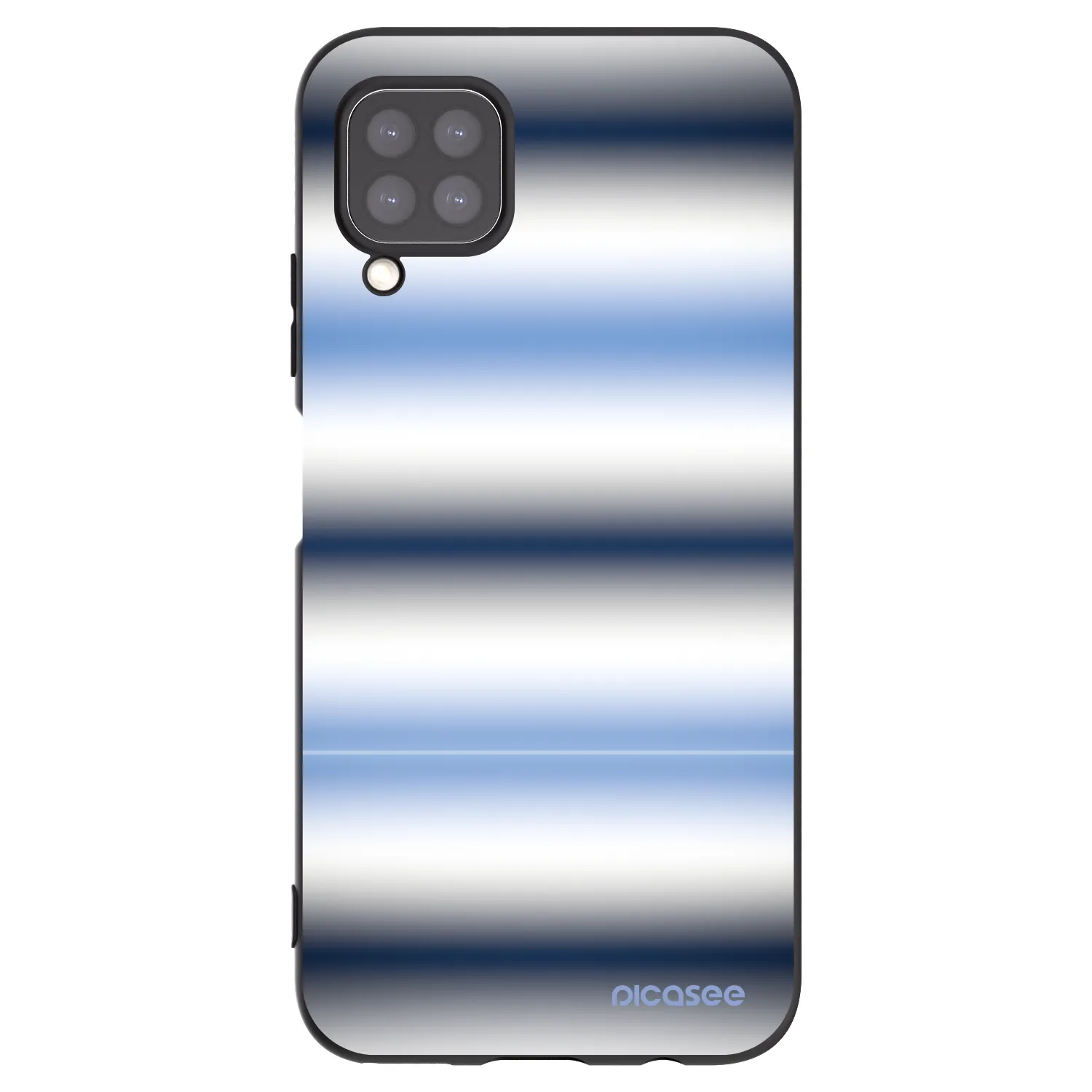 Picasee husă neagră din silicon pentru Huawei P40 Lite - Static Lines