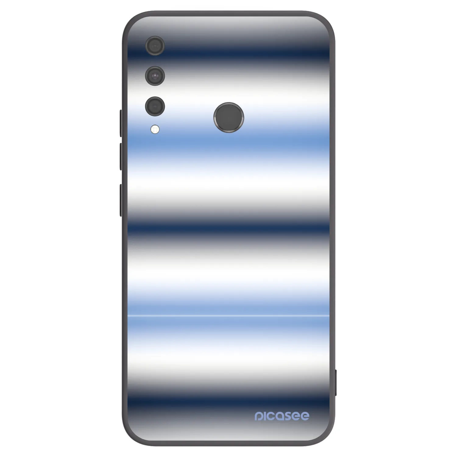 Picasee husă neagră din silicon pentru Huawei P40 Lite E - Static Lines