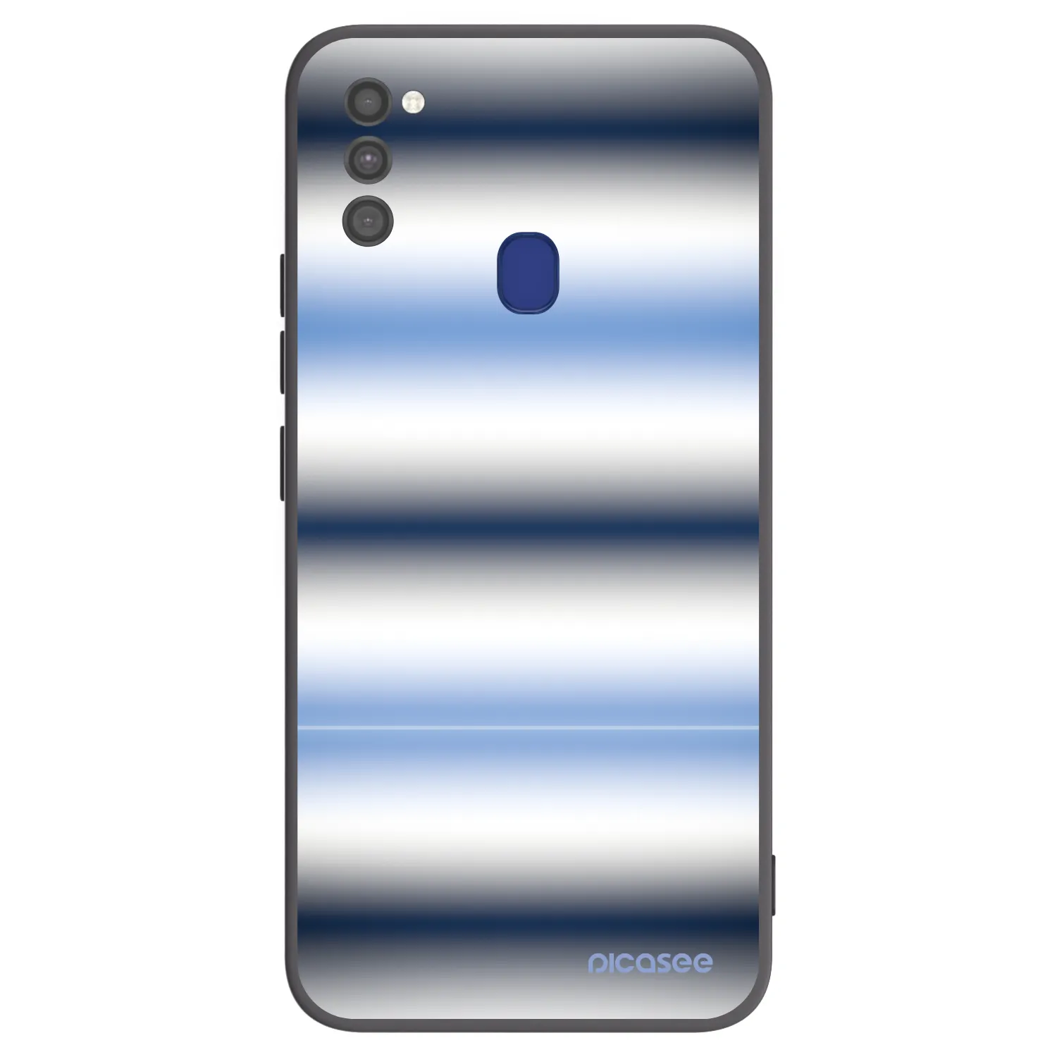 Picasee husă neagră din silicon pentru Samsung Galaxy M21 M215F - Static Lines