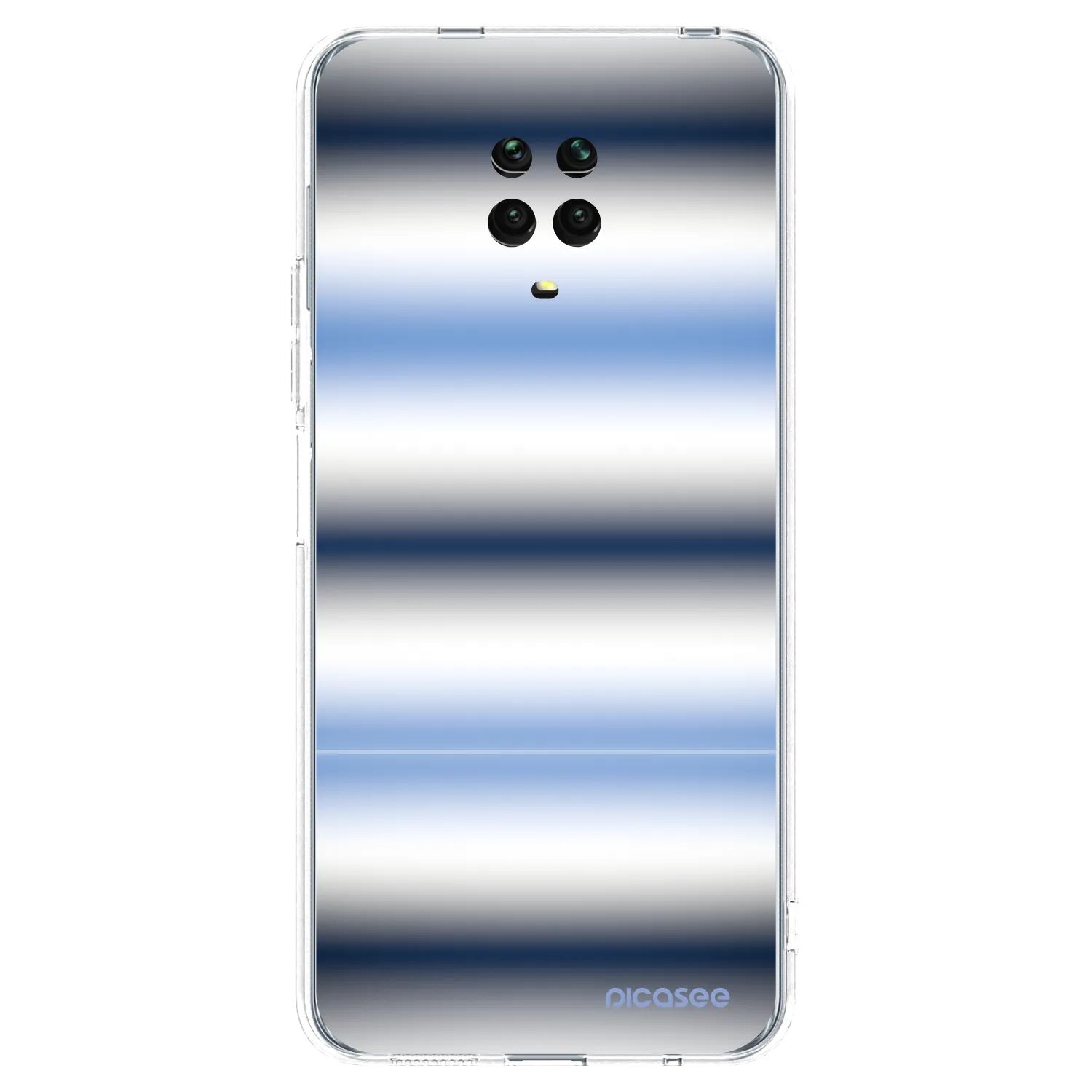 Picasee husă transparentă din silicon pentru Xiaomi Redmi Note 9S - Static Lines