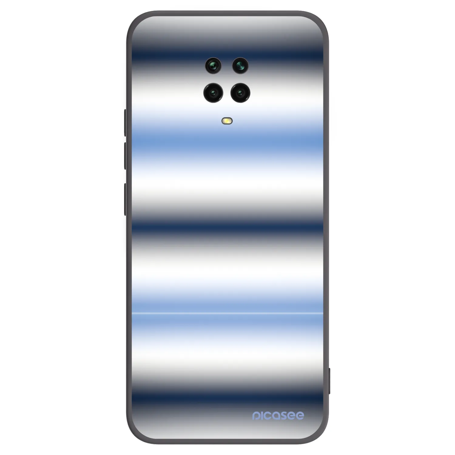 Picasee husă neagră din silicon pentru Xiaomi Redmi Note 9S - Static Lines