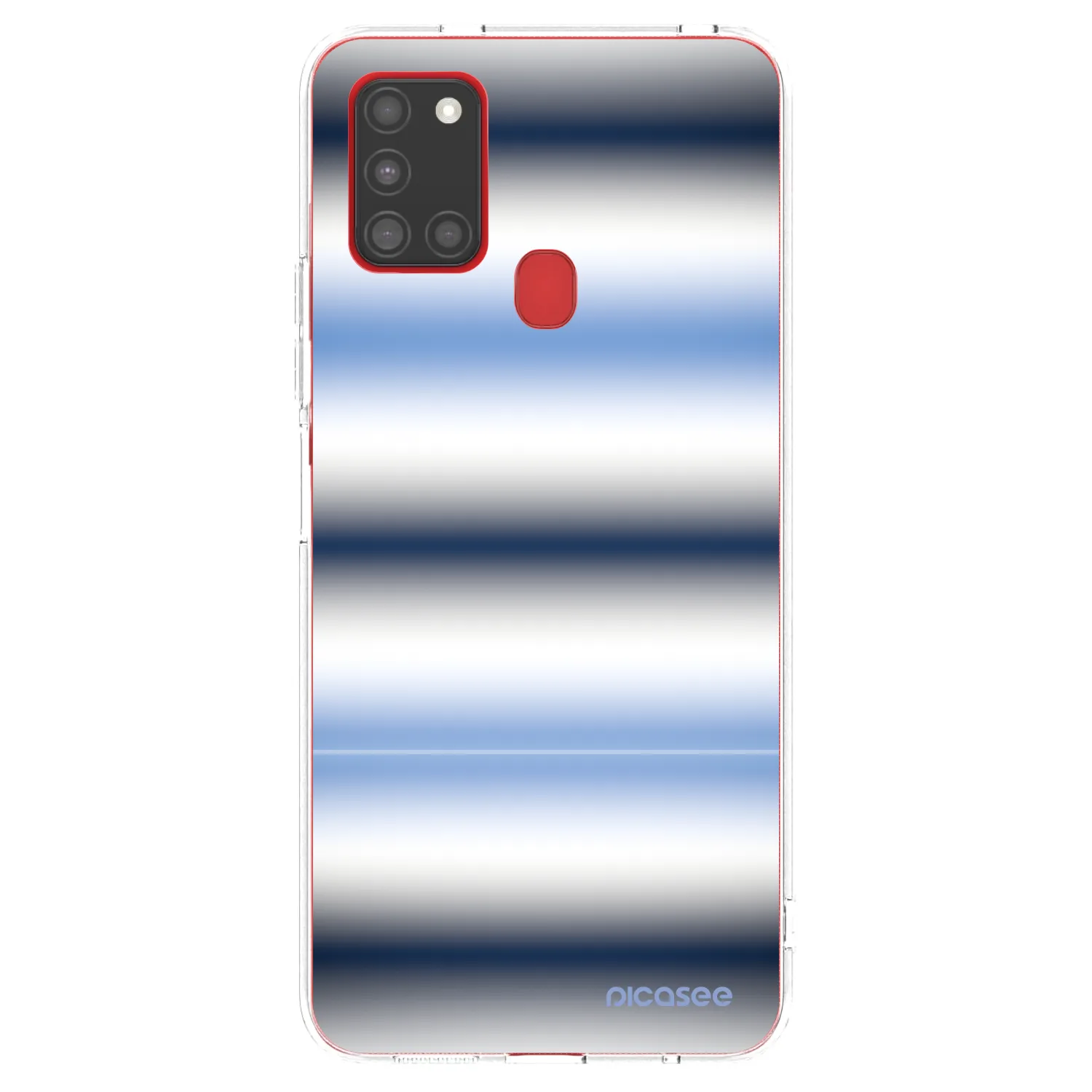 Picasee husă transparentă din silicon pentru Samsung Galaxy A21s - Static Lines