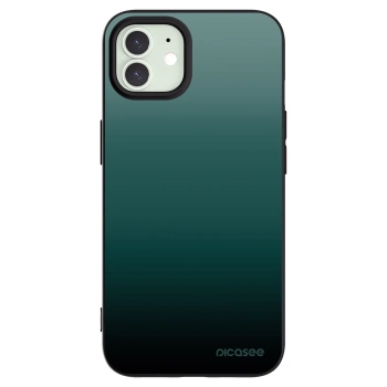 Picasee husă neagră din silicon pentru Apple iPhone 12 Pro - Verdant Fade