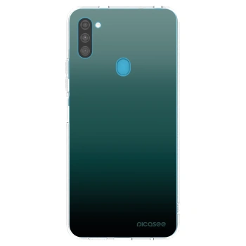 Picasee husă transparentă din silicon pentru Samsung Galaxy M11 - Verdant Fade