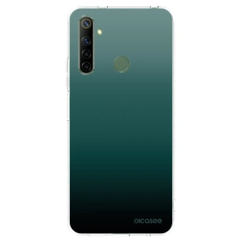 Picasee husă transparentă din silicon pentru Realme 6i - Verdant Fade
