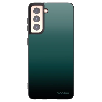Picasee husă neagră din silicon pentru Samsung Galaxy S21 5G G991B - Verdant Fade