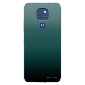 Picasee husă transparentă din silicon pentru Motorola Moto G9 Play - Verdant Fade