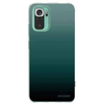 Picasee husă transparentă din silicon pentru Xiaomi Redmi Note 10 Pro - Verdant Fade