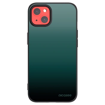Picasee husă neagră din silicon pentru Apple iPhone 13 - Verdant Fade