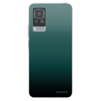 Picasee husă transparentă din silicon pentru Vivo X60 Pro 5G - Verdant Fade
