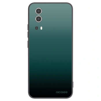 Picasee husă neagră din silicon pentru Vivo Y72 5G - Verdant Fade