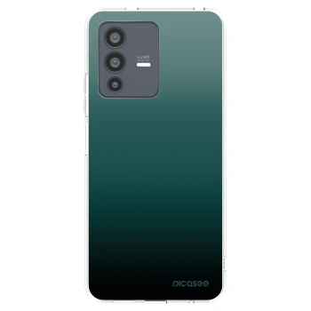 Picasee husă transparentă din silicon pentru Vivo V23 5G - Verdant Fade