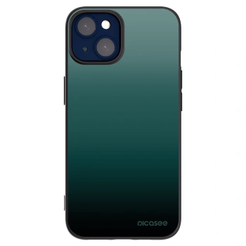 Picasee husă neagră din silicon pentru Apple iPhone 14 - Verdant Fade