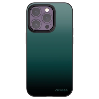 Picasee husă neagră din silicon pentru Apple iPhone 14 Pro - Verdant Fade
