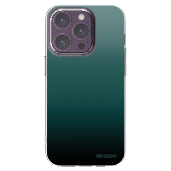Picasee husă transparentă din silicon pentru Apple iPhone 14 Pro - Verdant Fade
